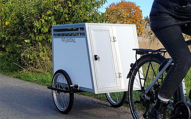 Fahrradanhänger für  1 Hund + Gepäck