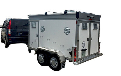 Hundeanhänger in Sondergröße