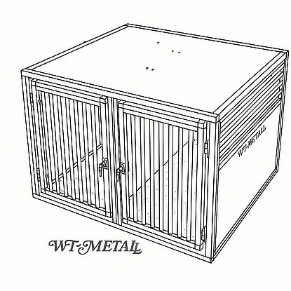 Doppelbox für den Kofferraum