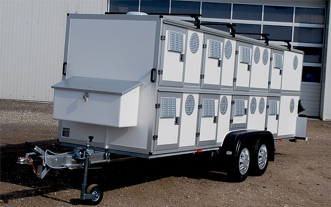 Hundeanhänger in Sondergröße