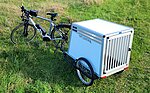 Fahrradanhänger für  1 Hund + Gepäck