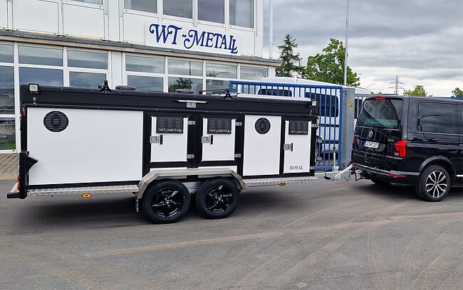 Hundeanhänger in Sondergröße